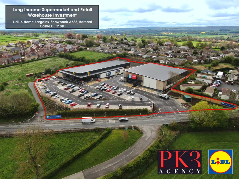 Lidl & Home Bargains, Shawbank A688, Barnard Castle