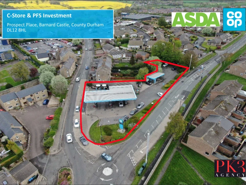 Asda Petrol Station and C-Store, Prospect Place, Barnard Castle, County Durham DL12 8HL