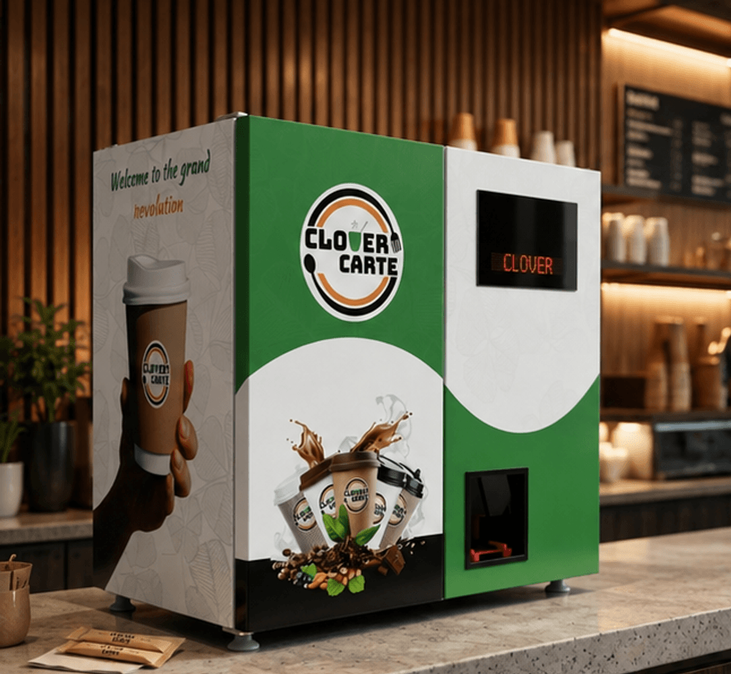 Caftina Coffee Vending Machine, By Clover Carte : Smart, Convenient Coffee for Modern Workspaces