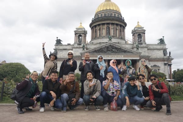 Russia Golden Falls