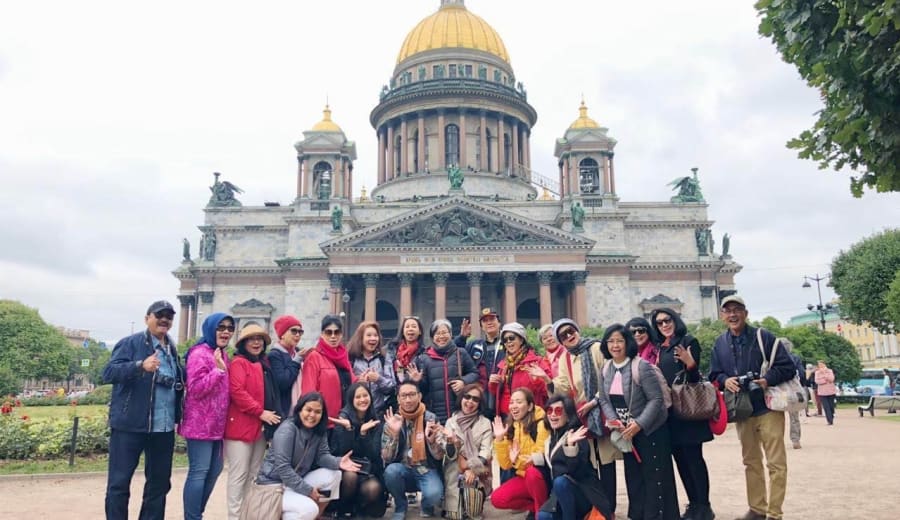Rusia memukau musim gugur