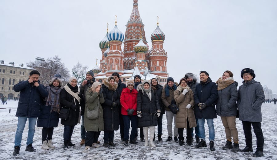 Rusia Murmansk musim dingin Aurora Wonder