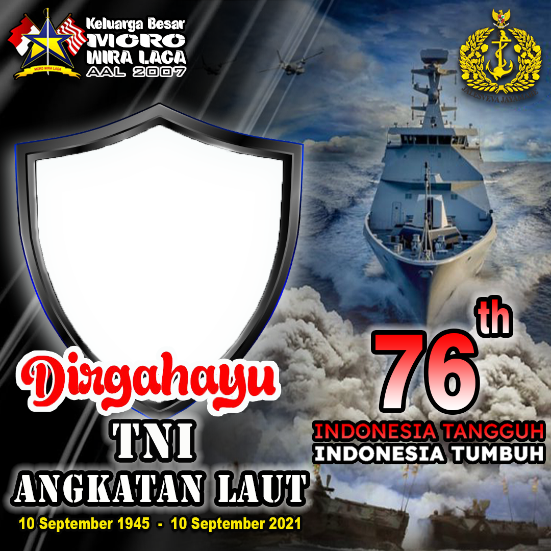 Unduh Twibbon Ucapan Hut Tni Al Dari Wiralaga Gratis