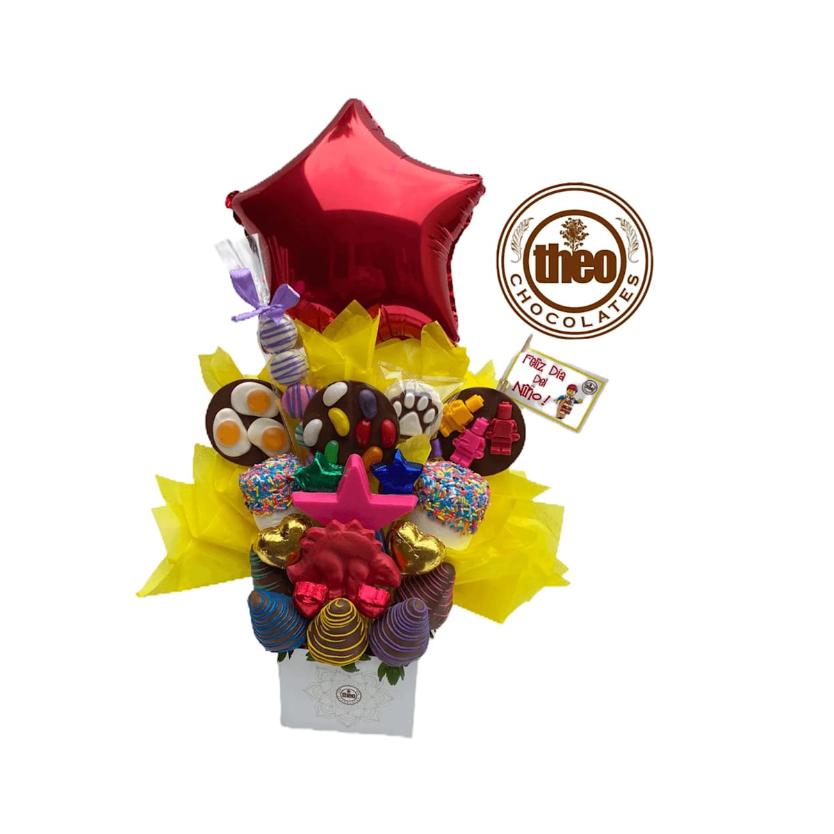 Arreglo con Chocolates Día del Niño — Lego