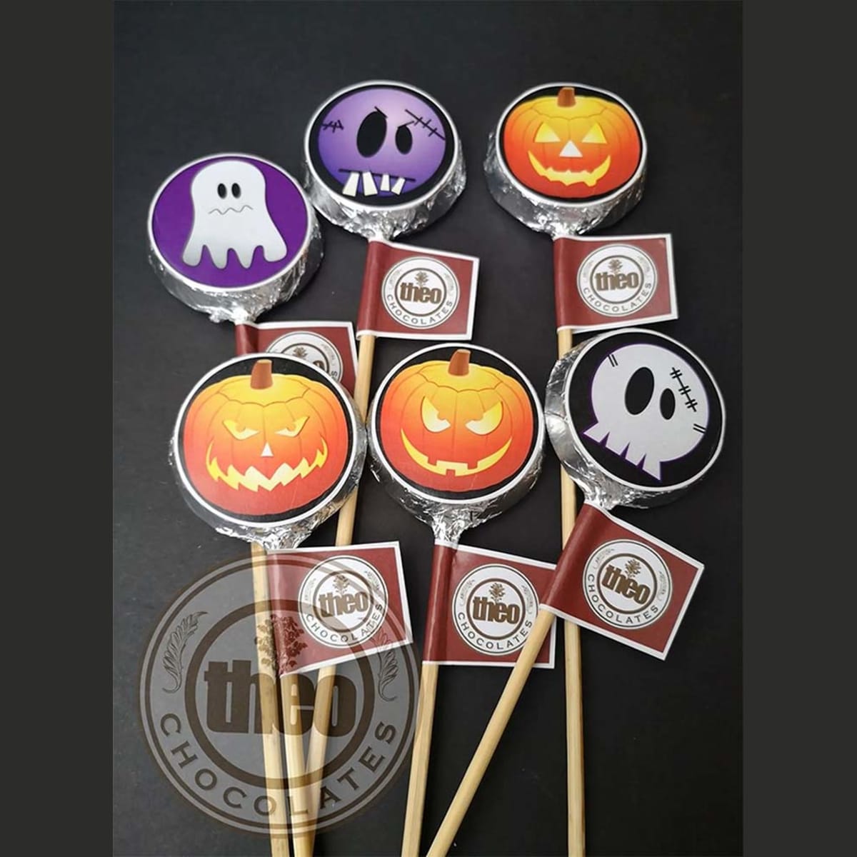 Paletas de Chocolate Halloween