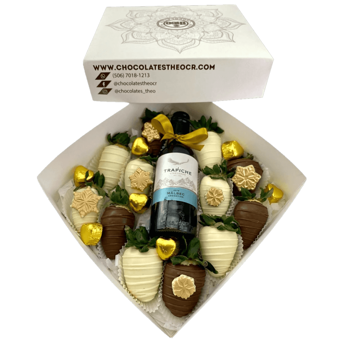 Caja Fresas + Vino “Trapiche”