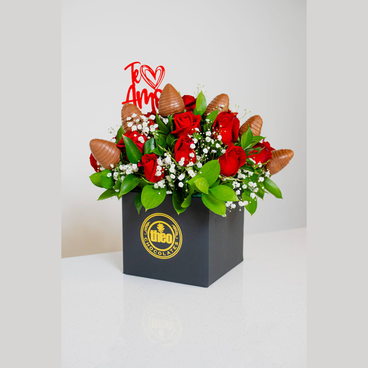Arreglo Rosas y Fresas
