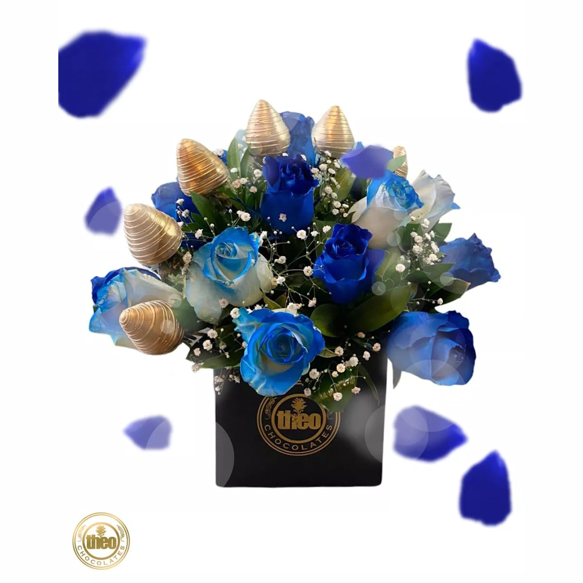 Arreglo Rosas Azules