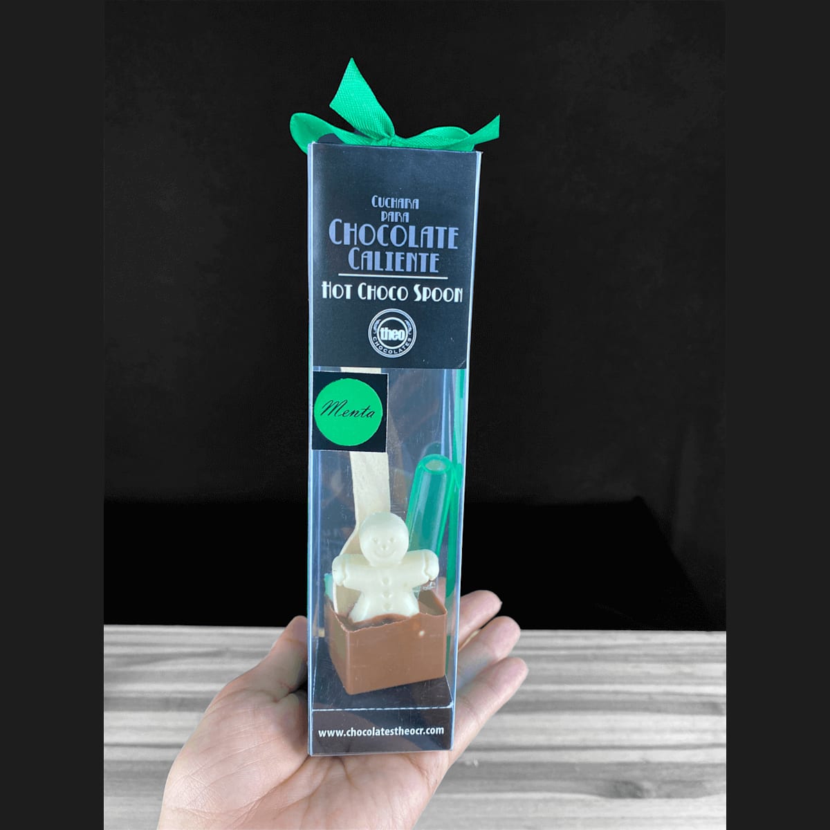 Cuchara para hacer chocolate caliente "Menta-Gingerbread"