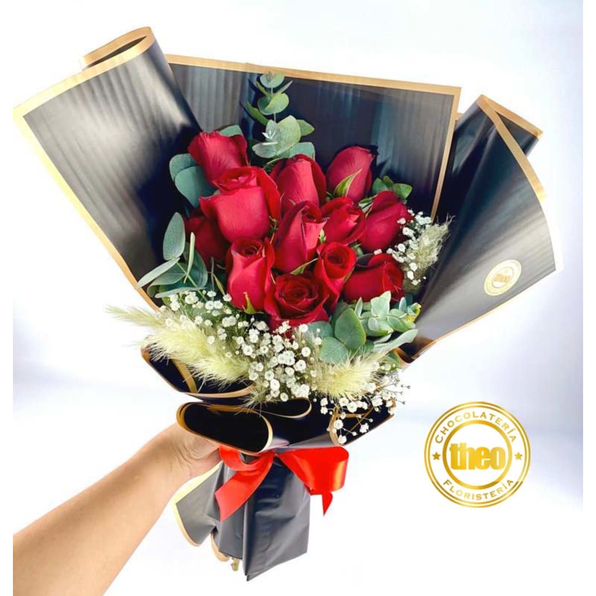 Ramo con 12 Rosas Rojas
