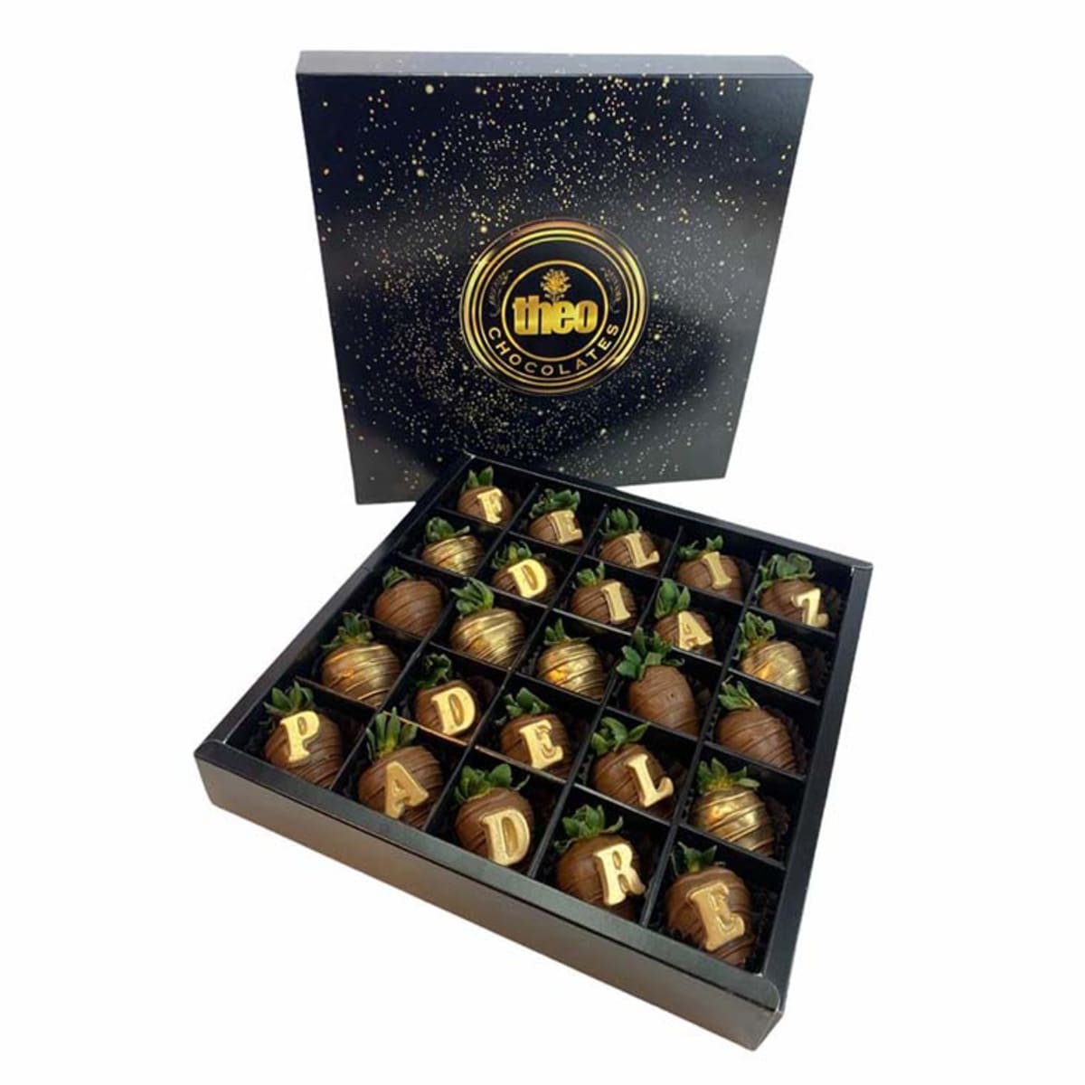 Caja 25 fresas "Feliz Día del Padre"