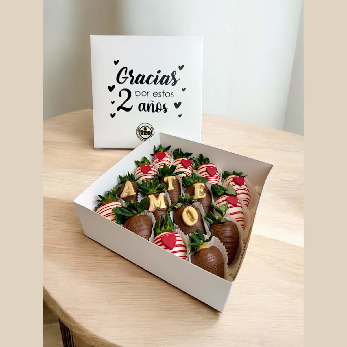 Caja Aniversario "Te Amo"