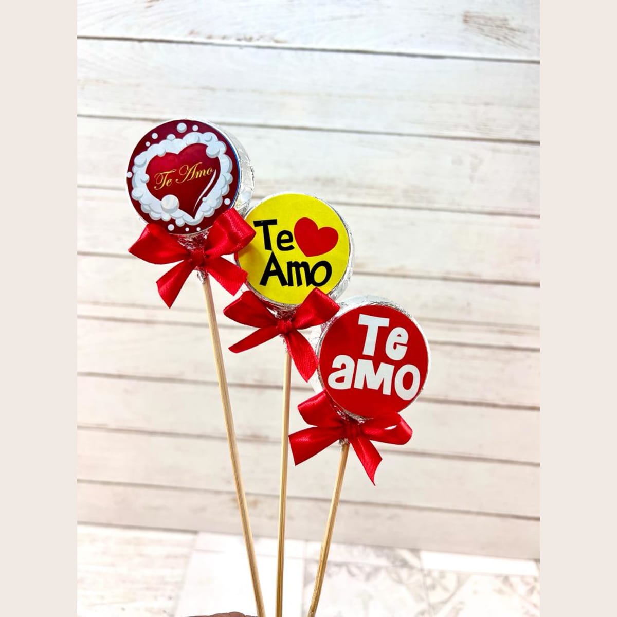 Paleta de chocolate "Te Amo"