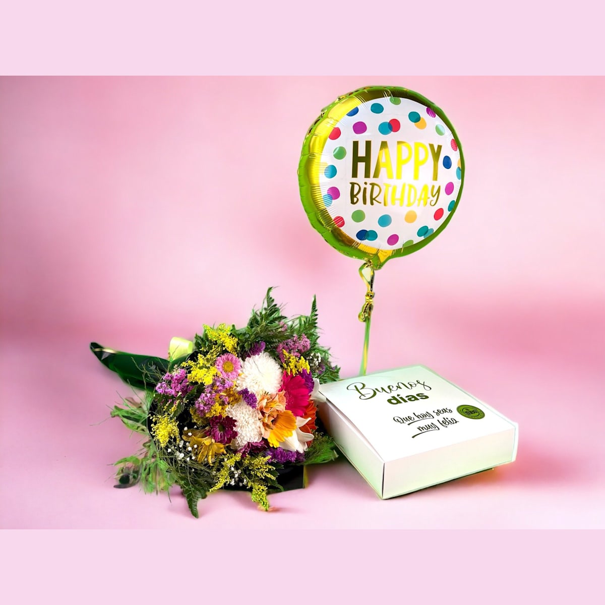 Combo con flores y desayuno