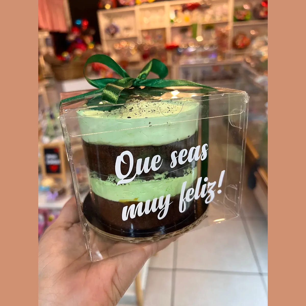 Queque personal de chocomenta