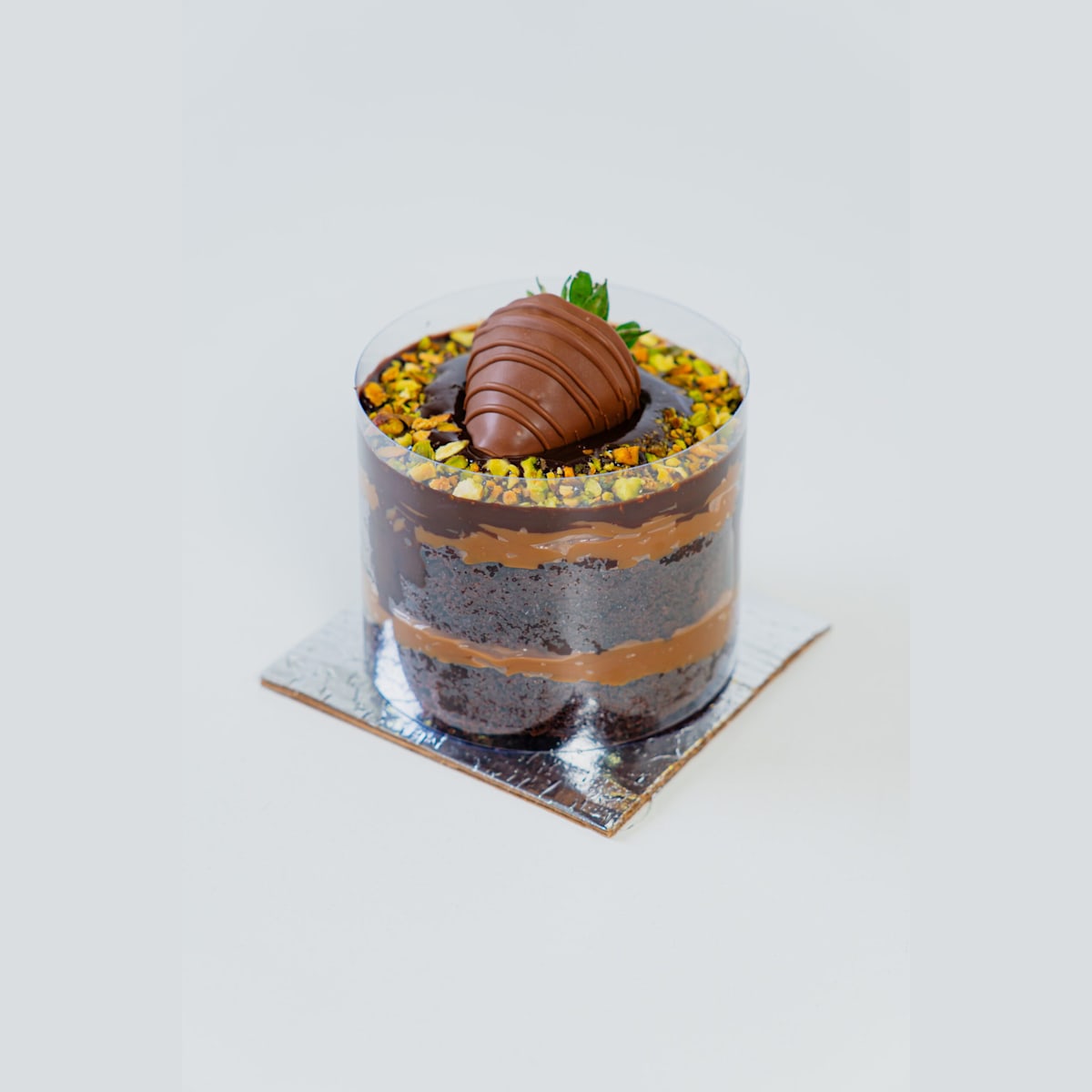 Queque personal Chocolate de Dubai
