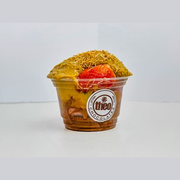 Vaso pequeño chocolate Dubái