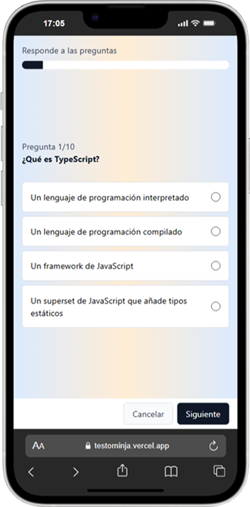 Telefono con testor Ninja