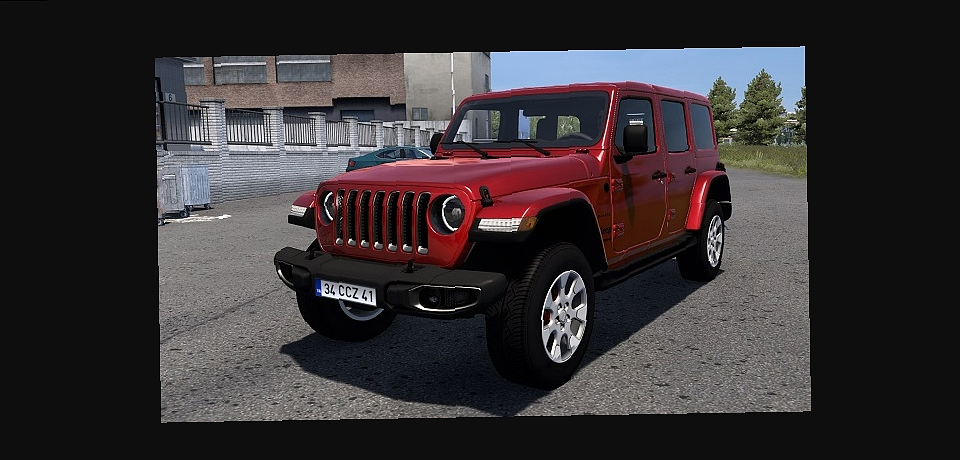 МОД Jeep Wrangler 2022 v1.1 ДЛЯ EURO TRUCK SIMULATOR 2