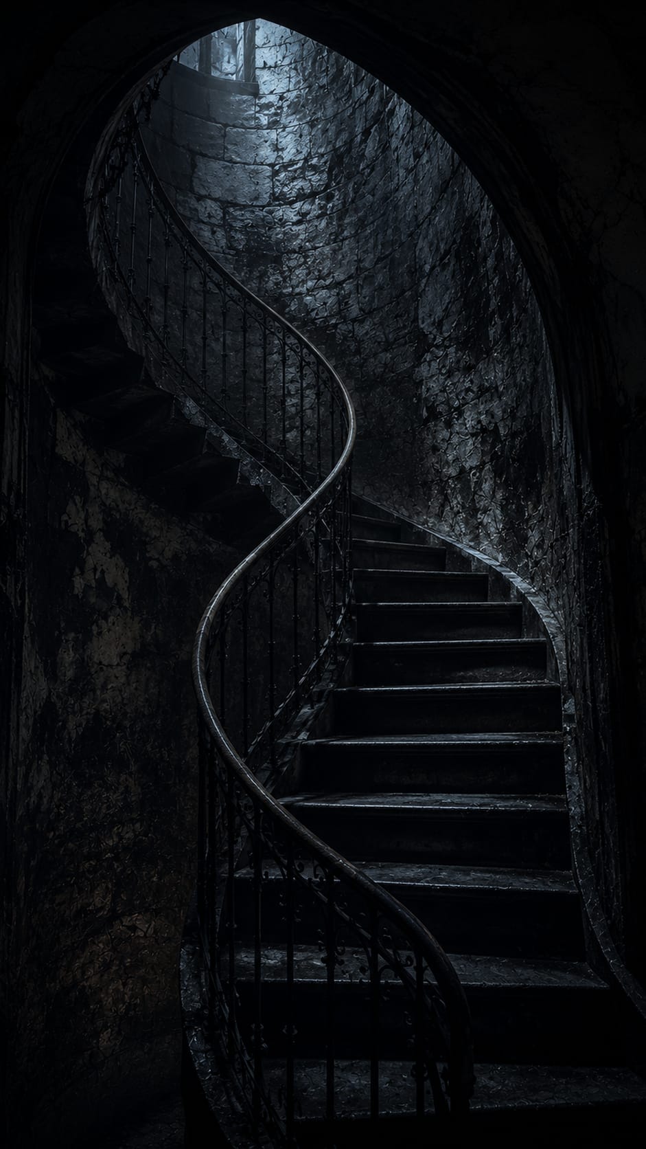 Dark Spiral Staircase