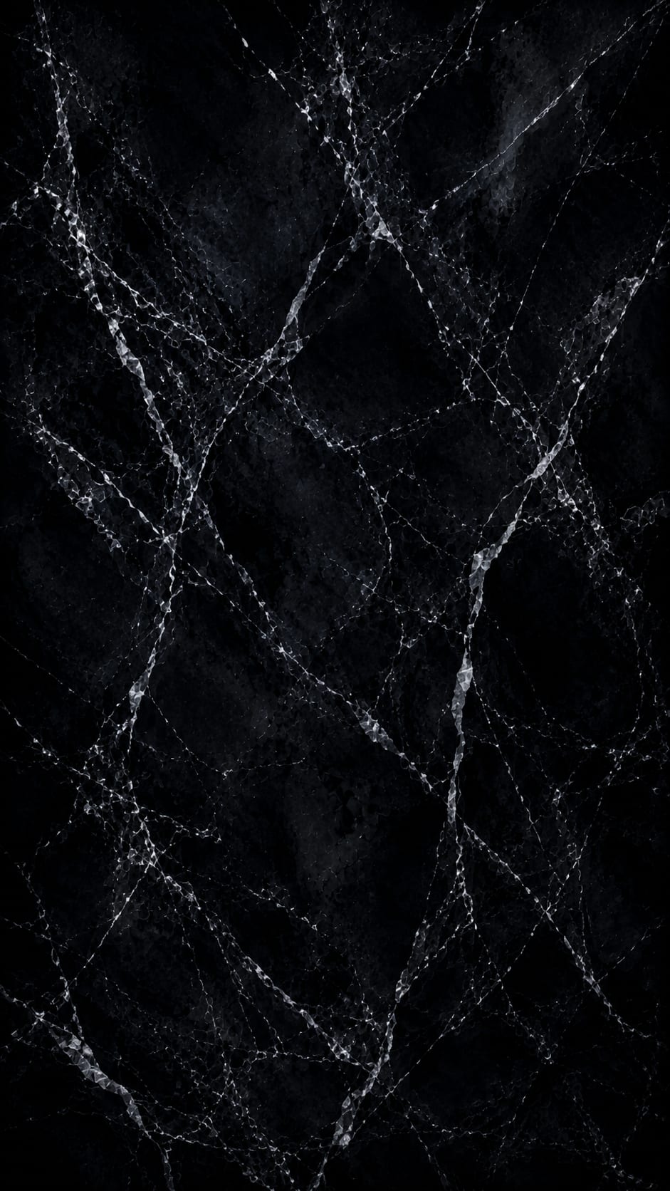 Black Cracked Marble Texture