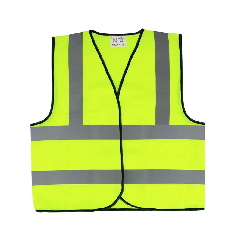 High-Visibility Neon Green Safety Vest