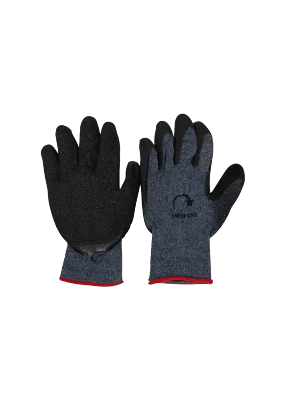 Safety Star Latex Coated Grip Gloves – Anti-Slip Industrial Work Gloves Kenya