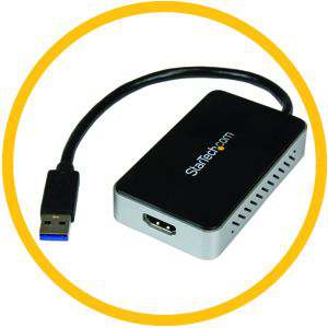 External USB-to-HDMI video card solution