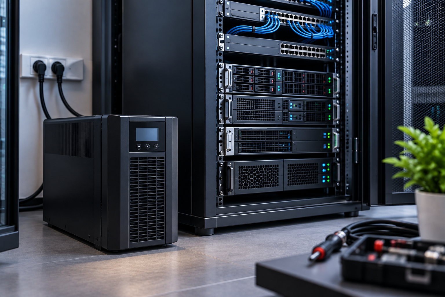 Feature image for How to Choose a UPS for a Small Server Rack