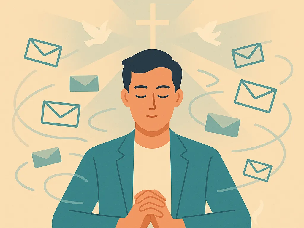 How a 45-Second Breath Prayer Tamed My Inbox Anxiety and Deepened My Faith