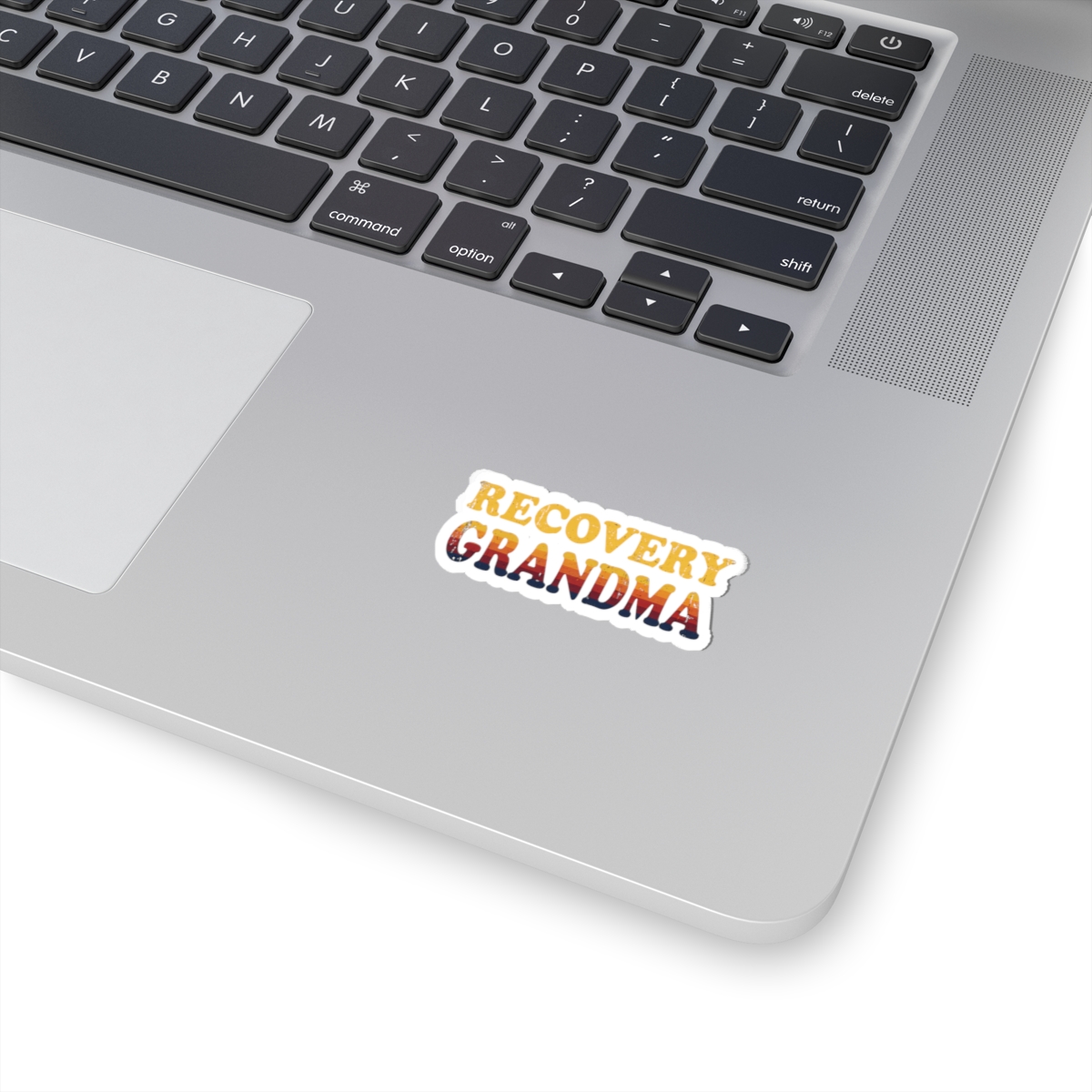 Recovery Grandma Sticker — Retro Sobriety Support Gift for Grandmothers