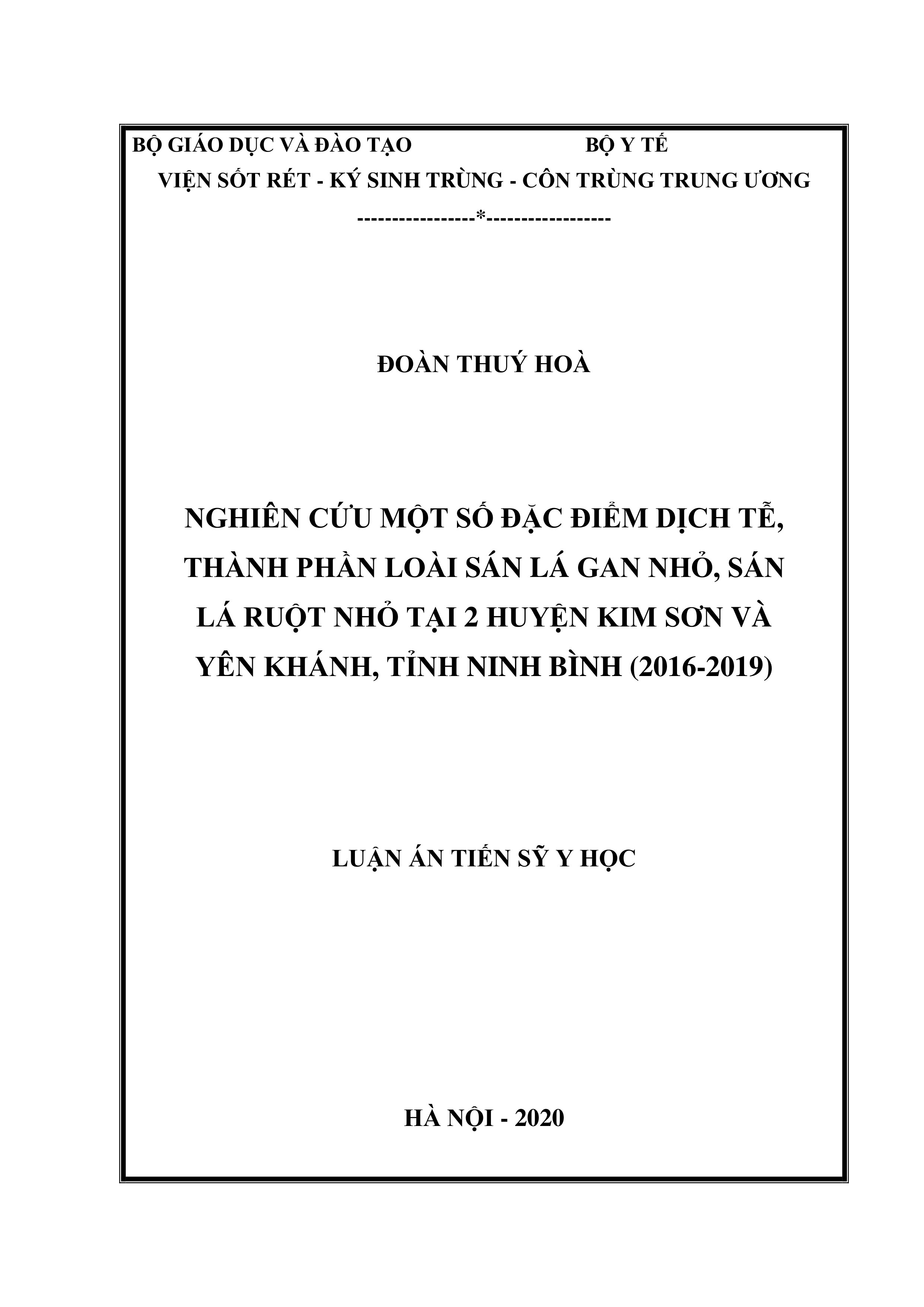 https://123NGHIÊN CỨU MỘT SỐ ĐẶC ĐIỂM DỊCH TỄ, THÀNH PHẦN LOÀI SÁN LÁ GAN NHỎ, SÁN LÁ RUỘT NHỎ TẠI 2