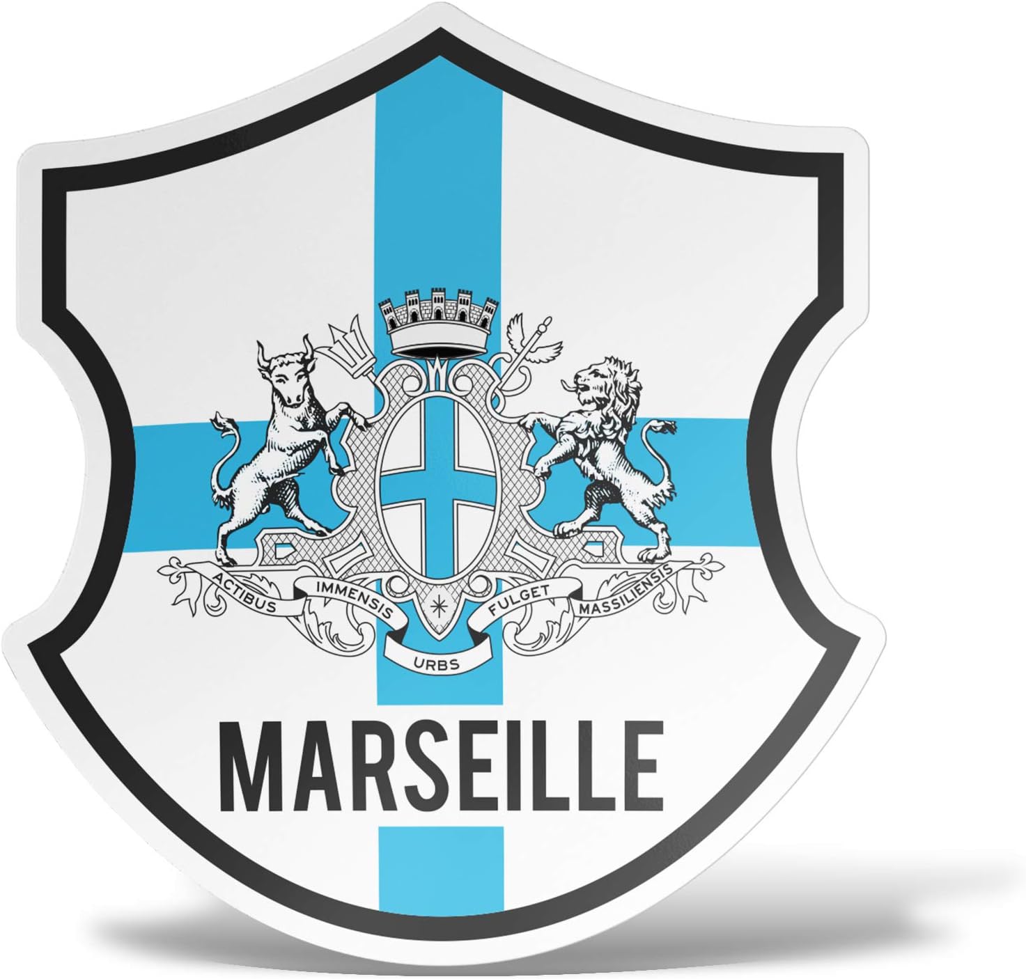 Erreinge Drapeau Marseille Autocollant