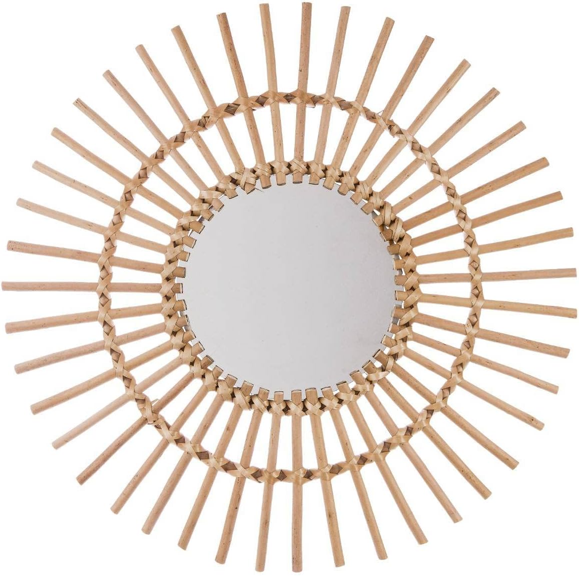 Atmosphera Miroir Soleil Rotin