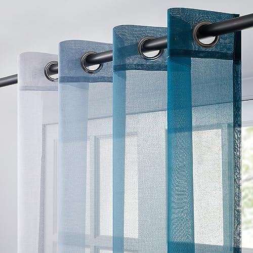 Vue 2 de Topfinel Rideau Voilage Fenetre