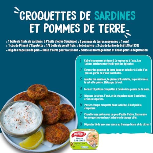 Vue 3 de Saupiquet Filets De Sardines