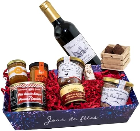Vue 3 de Colis Gourmands Panier Garni