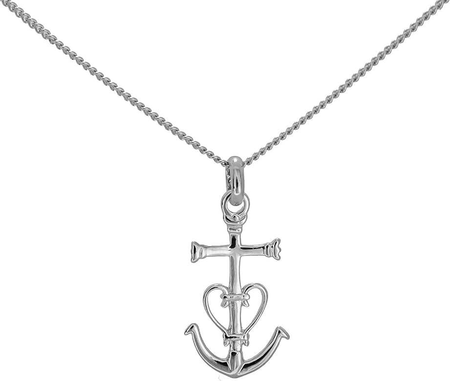 Vue 2 de Pendentif En Argent Croix