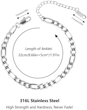 Vue 6 de Bracelets De Cheville En