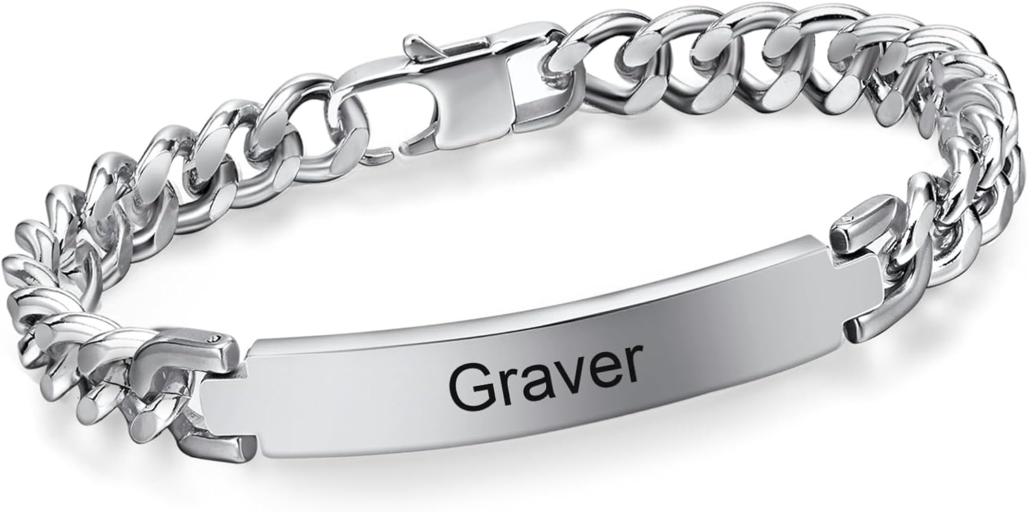 Bracelet Homme Personnalise Chaine