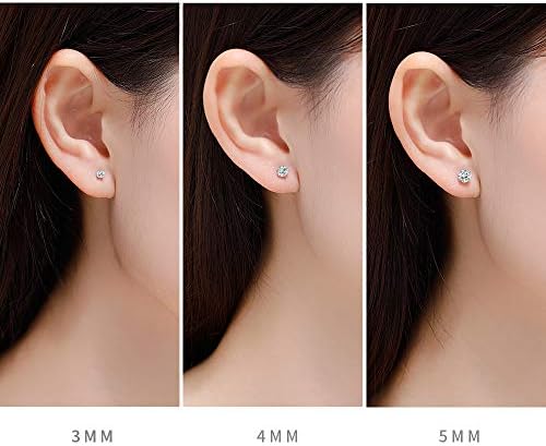 Vue 5 de Boucles Doreilles Femme Argent