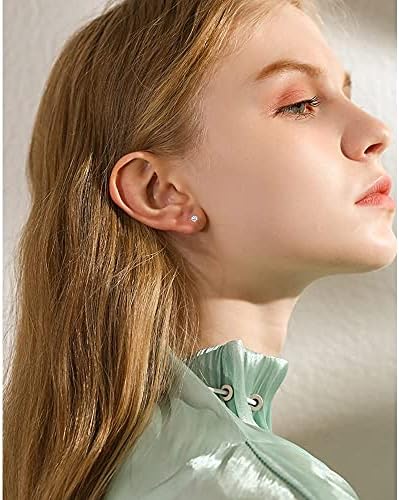 Vue 6 de Boucles Doreilles Femme Argent