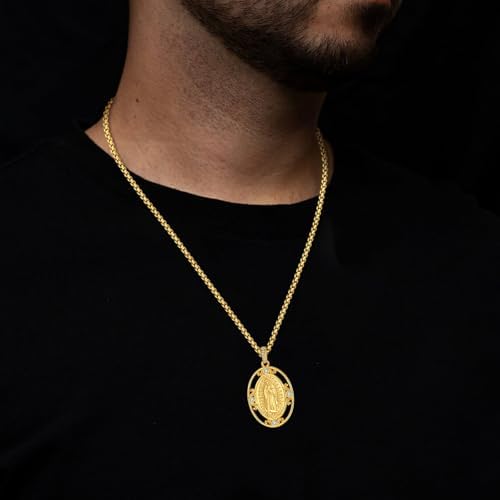 Vue 4 de Collier Croix Chretienne Femme