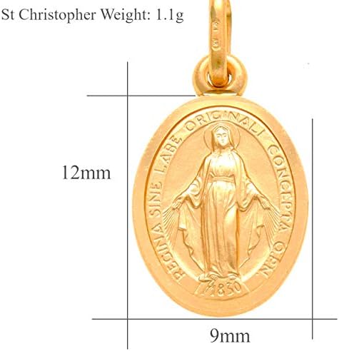 Vue 4 de Pendentif Medaille Miraculeuse En