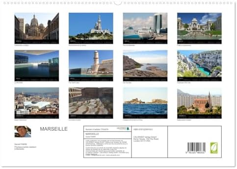 Vue 2 de Marseille Calendrier Mural De