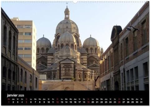 Vue 3 de Marseille Calendrier Mural De