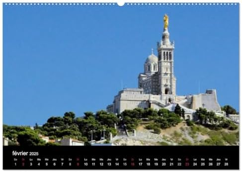 Vue 4 de Marseille Calendrier Mural De