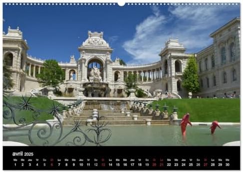 Vue 6 de Marseille Calendrier Mural De