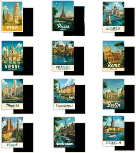 Vue 3 de Magnet Frigo Ville Touristique