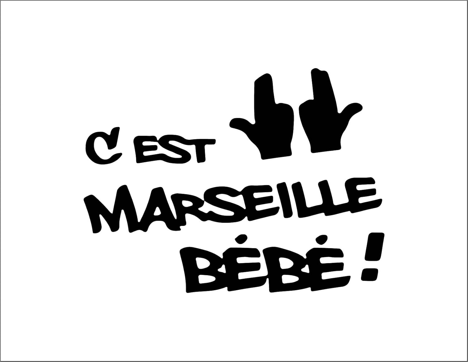 Sticker Autocollant Cest Marseille